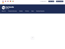 Tablet Screenshot of harlandsgroup.co.uk